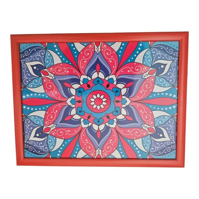 Lesser & Pavey Schootkussen Laptray - Toscane  rood 44 x 33 x 6 cm