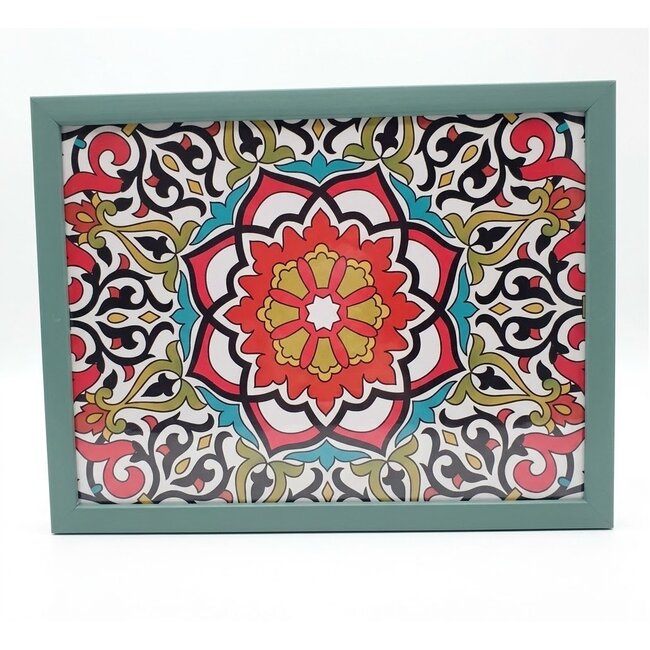 Lesser & Pavey Schootkussen Laptray - Toscane  blauw 44 x 33 x 6 cm