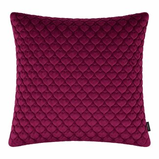 Linen & More Kussen Hartjes Paars 45x45cm