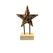 Mars & More Decoratie ster op voet hout 30x20xT6cm (self assembly)