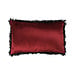 Linen & More sierkussen donker rood 30x50cm