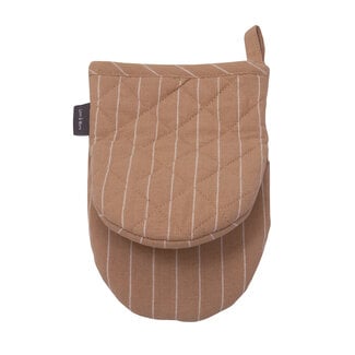 Linen & More Pinstripe Mini Ovenwant c. geel 14x20cm (set of 2)
