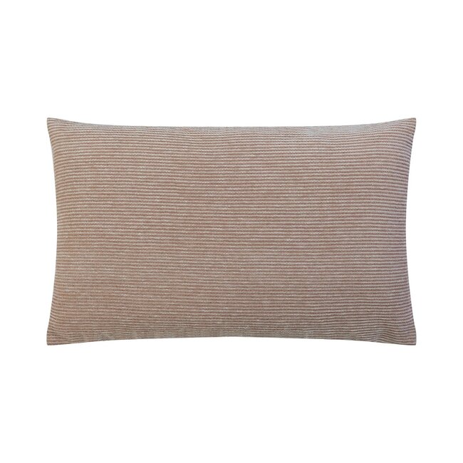 Linen & More sierkussen rib roze 30x50cm