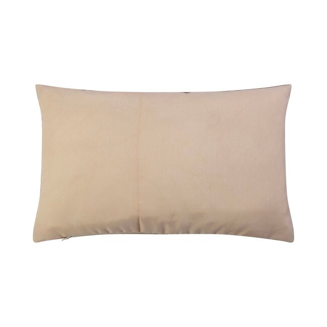 Linen & More sierkussen rib roze 30x50cm
