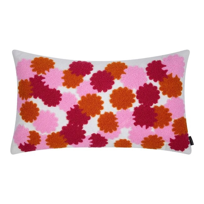 Linen & More Miley Kussen roze oranje 30x50cm