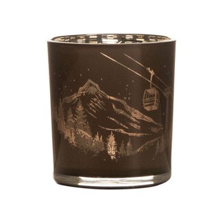 Mars & More Theelichthouder skilift beige 8cm