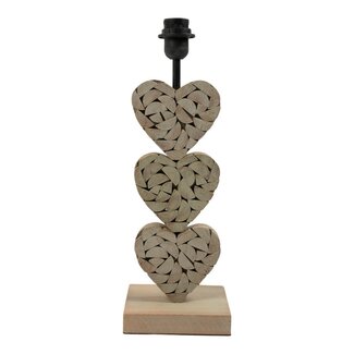 Mars & More Lampvoet met 3 hartjes 46,5 cm