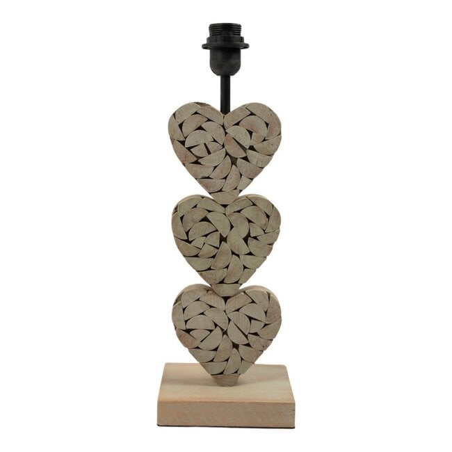Mars & More Lampvoet met 3 hartjes 46,5 cm
