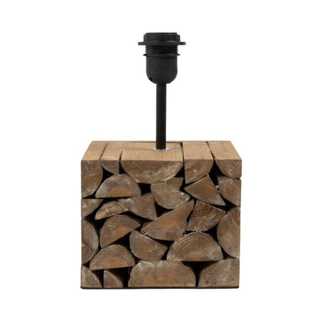 Mars & More Lampvoet boomstam met kap 29 cm