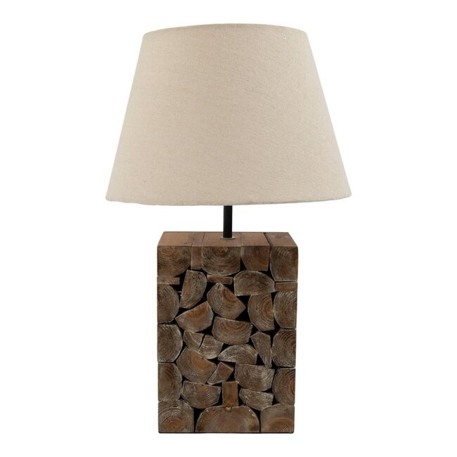 Mars & More Lampvoet boomstam met kap 37,5 cm