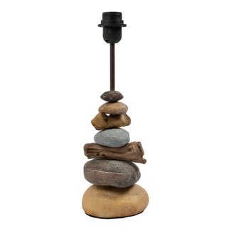 Mars & More Lampvoet met stenen 40 cm