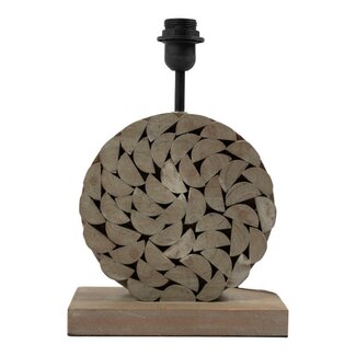 Mars & More Lampvoet rond hout 36 cm