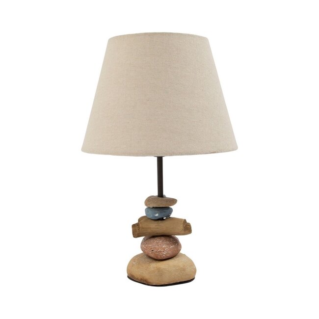 Mars & More Lampvoet met stenenlook 26,5 cm