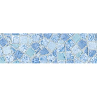 2Lif Mosaic Zelfklevende Folie Mini rol blauw 45cmx2mtr