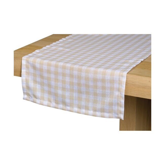 2Lif Lyon Tafelloper beige 42x142cm