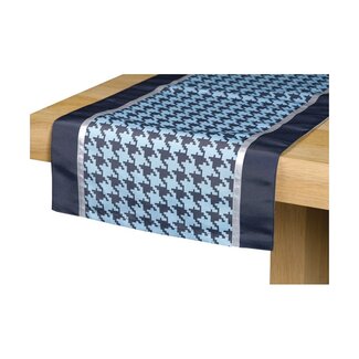 2Lif Grace Tafelloper blauw 42x142cm