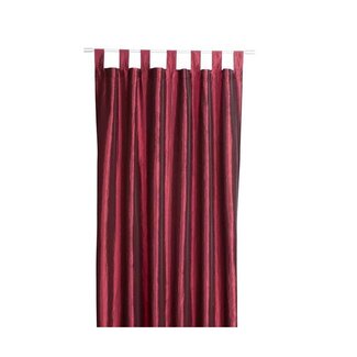 2Lif New York curtain bordeaux 135 cm x 260 cm with loops