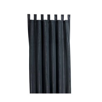 2Lif New York curtain black 135 cm x 260 cm with loops