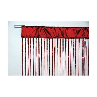 2Lif Hollywood Draadgordijn rood 90x250cm