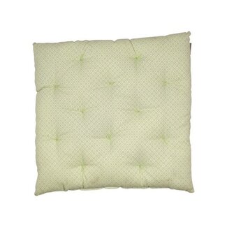 Linen & More Little Diamond stoelkussen geel 40x40cm+5cm