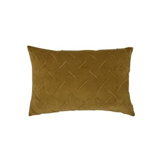 Linen & More Maha kussen ceder groen 40x60cm