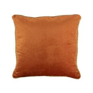 Mars & More kussen fluweel goud oranje 45x45cm