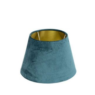 Mars & More lampenkap fluweel petrol dia 25cm