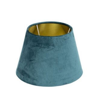Mars & More lampenkap fluweel petrol dia 30cm