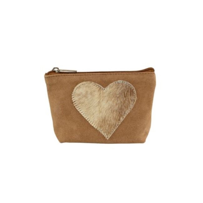 Mars & More make up tas hart bruin 15cm