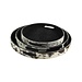 Mars & More dienbladen koehuid rond zwart/wit (set of 3)