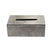 Mars & More tissuebox koehuid grijs 25x14x9cm