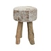 Mars & More kruk koe bruin wit rond 45cm