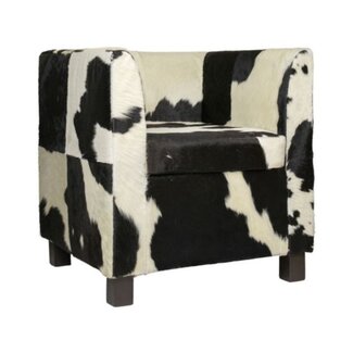 Mars & More stoel club koe zwart/wit 73cm (pallet)