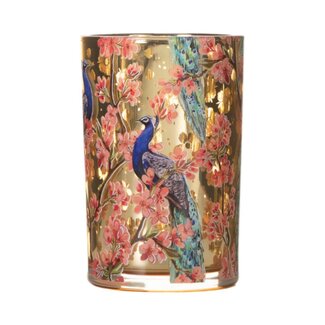 Mars & More Theelichthouder bloesem goud 12,5cm