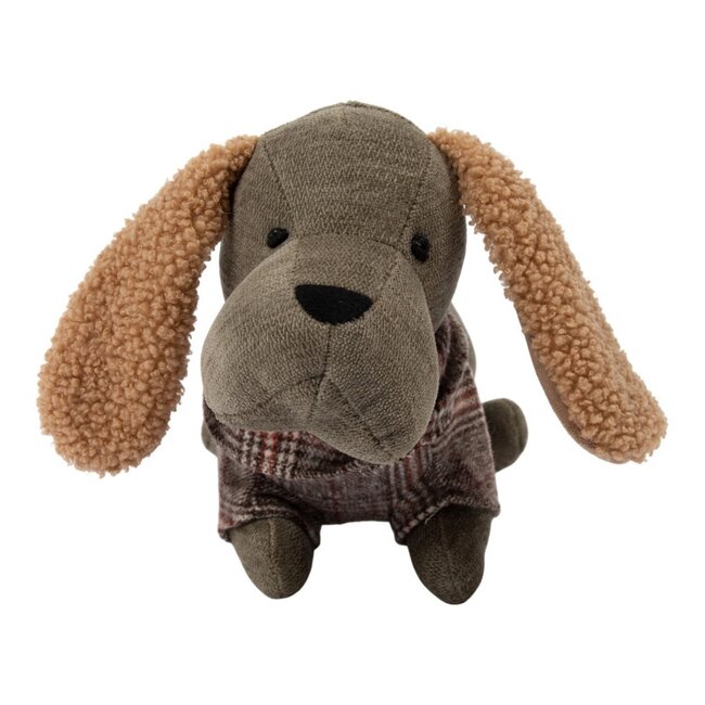 Mars & More Deurstopper dachshund trui groen 35x15x17cm
