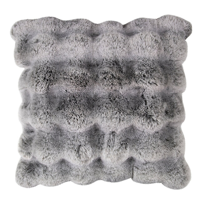 Mars & More kussen teddy bubble grijs 45x45cm