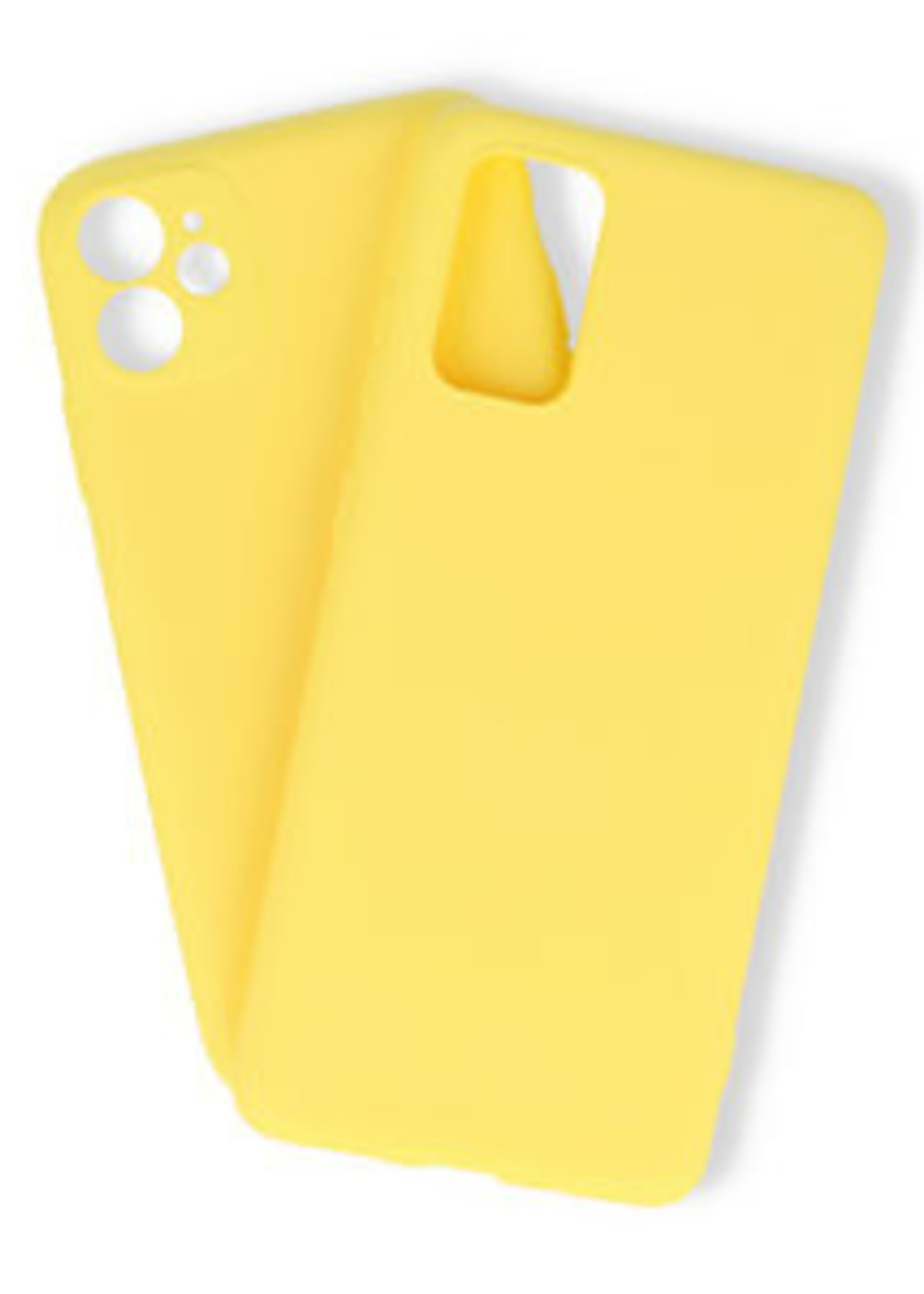 Samsung Galaxy A71 hoesje | geel silicone