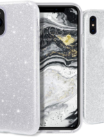 Apple iPhone Xs max Silicone backcover glitter