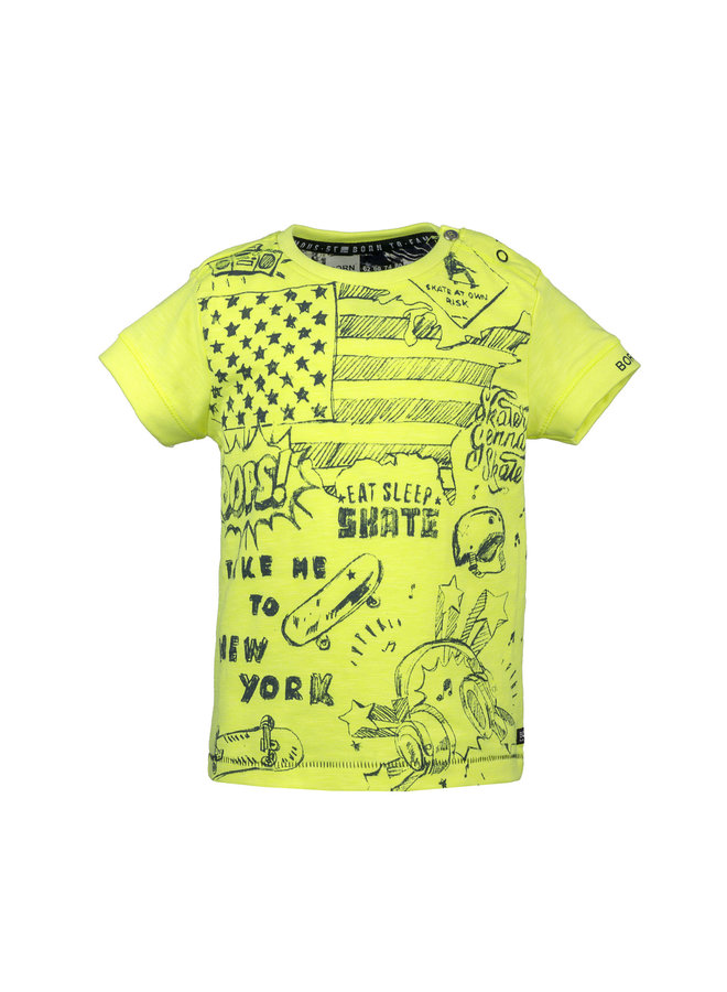 Shirt Yellow Skate