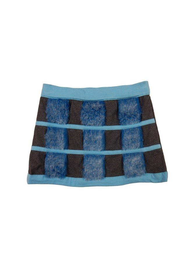 Skirt Furry Squares