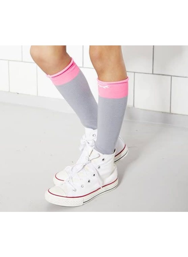 Socks Bianca Grey/Pink