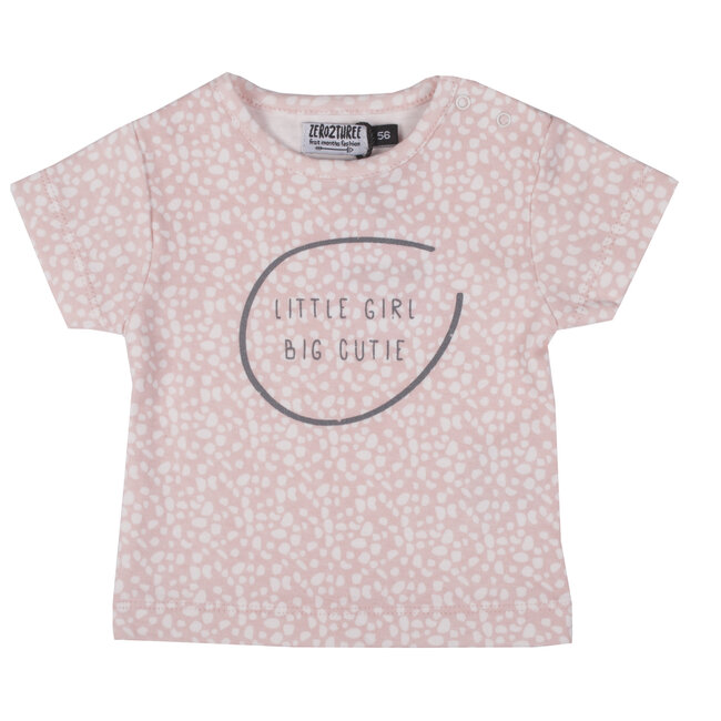 Shirt Little Girl Big Cutie - Giraffe