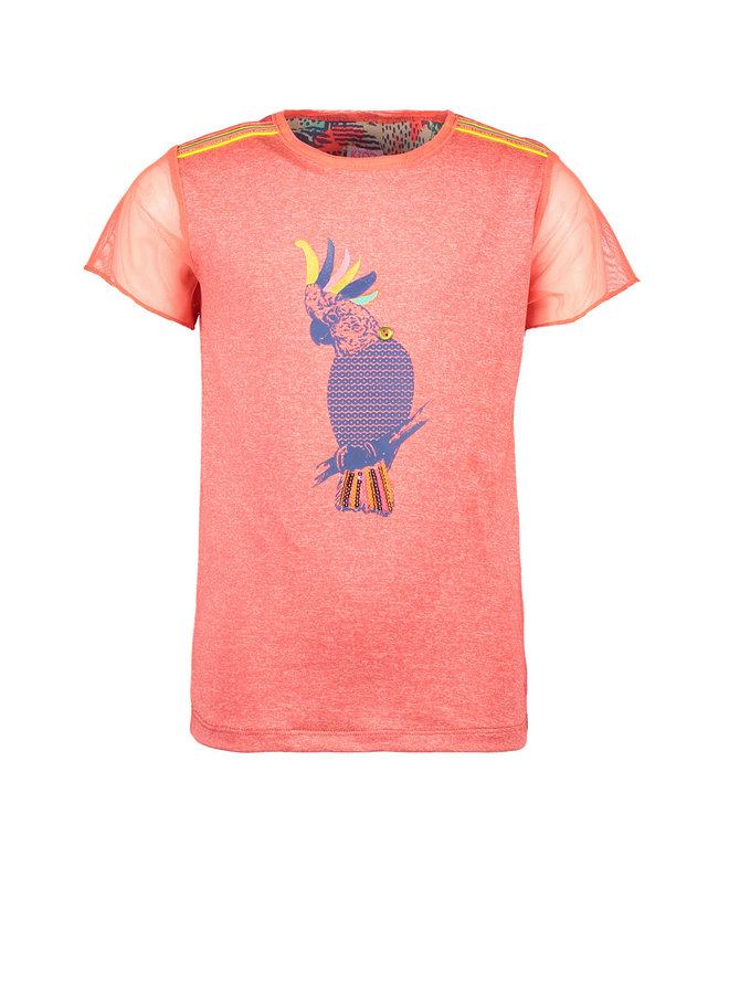 Shirt Parrot - Neon Orange