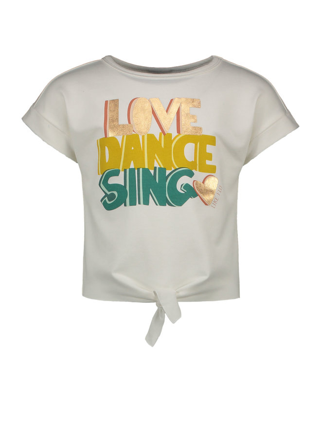 Shirt Love Dance Sing - Off White