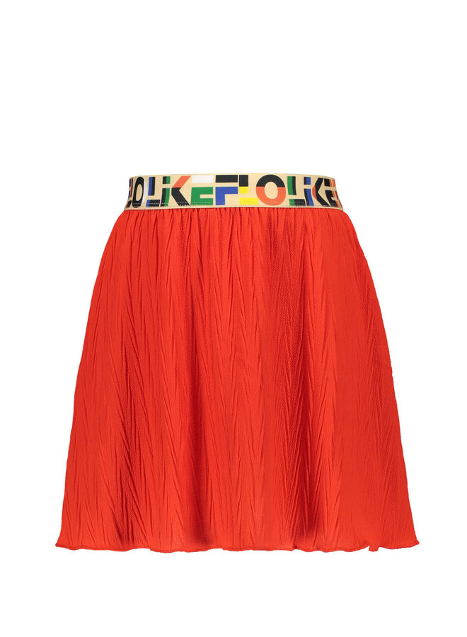 Plissé Skirt Papaya