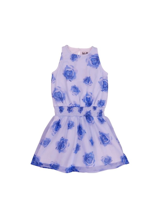 Dress Jerez - Blue Roses