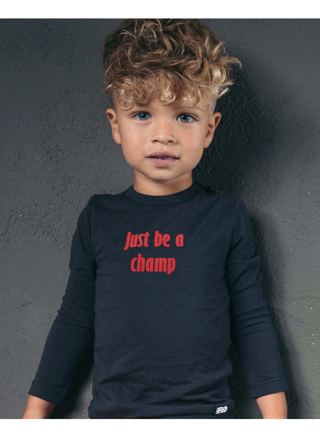 Longsleeve Just Be A Champ - Navy