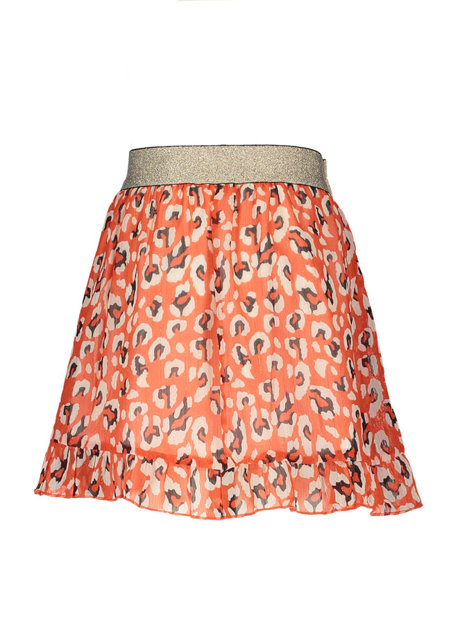 Moodstreet - AO Animal Skirt - Red