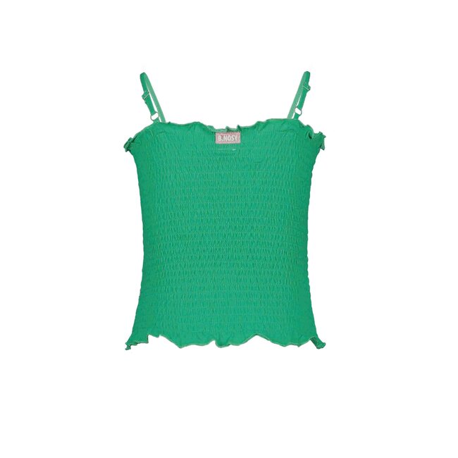 B.Nosy - Smocked Top With Adjustable Straps - Golf Green