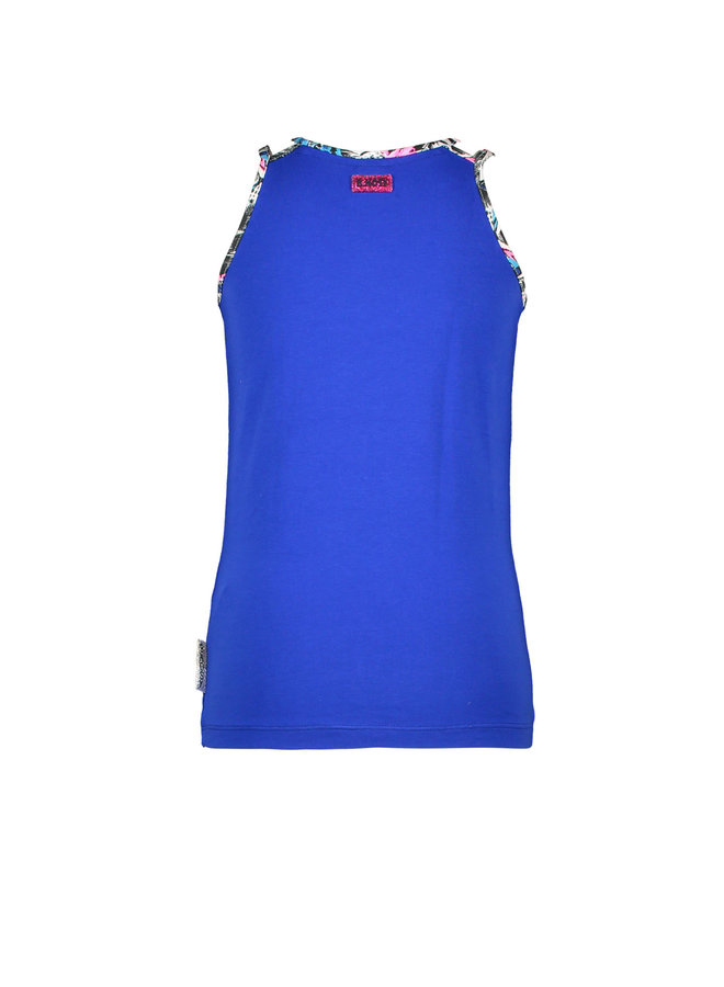 B.Nosy - Tanktop With Contrast Binding - Cobalt Blue